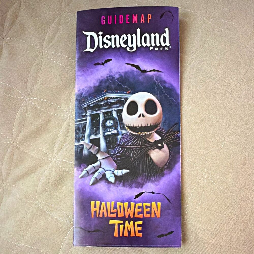 New Disneyland Resort Halloween Time 2026 Guidemap  Jack Skellington